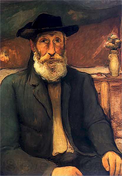 Wladyslaw slewinski Self-portrait in Bretonian hat Norge oil painting art